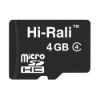  Зображення Карта пам`ятi MicroSDHC 4GB Class 4 Hi-Rali (HI-4GBSDCL4-00) 